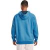 imageUnder Armour Mens Rival Fleece Sportstyle Logo Hoodie437 Petrol Blue Light Heather   Onyx White