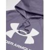 imageUnder Armour Mens Rival Fleece Sportstyle Logo Hoodie558 Tempered Steel   Onyx White