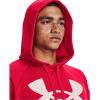 imageUnder Armour Mens Rival Fleece Sportstyle Logo Hoodie600 Red  Onyx White