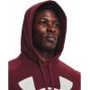 imageUnder Armour Mens Rival Fleece Sportstyle Logo Hoodie690 Chestnut Red   Onyx White