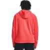 imageUnder Armour Mens Rival Fleece Sportstyle Logo Hoodie690 Venom Red   White