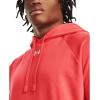 imageUnder Armour Mens Rival Fleece Sportstyle Logo Hoodie690 Venom Red   White