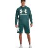 imageUnder Armour Mens Rival Fleece Sportstyle Logo Hoodie722 Coastal Teal   Onyx White