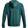 imageUnder Armour Mens Rival Fleece Sportstyle Logo Hoodie722 Coastal Teal   Onyx White