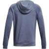 imageUnder Armour Mens Rival Fleece Sportstyle Logo Hoodie767 Aurora Purple   Onyx White