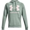 imageUnder Armour Mens Rival Fleece Sportstyle Logo Hoodie781 Opal Green   Onyx White