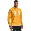 imageUnder Armour Mens Rival Fleece Sportstyle Logo Hoodie782 Rise   Onyx White