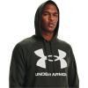 imageUnder Armour Mens Rival Fleece Sportstyle Logo HoodieBaroque Green 310Onyx White