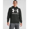 imageUnder Armour Mens Rival Fleece Sportstyle Logo HoodieBaroque Green 310Onyx White