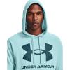 imageUnder Armour Mens Rival Fleece Sportstyle Logo HoodieBreeze 441Dark Cyan