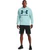 imageUnder Armour Mens Rival Fleece Sportstyle Logo HoodieBreeze 441Dark Cyan