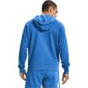 imageUnder Armour Mens Rival Fleece Sportstyle Logo HoodieBrilliant Blue 787Onyx White