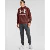 imageUnder Armour Mens Rival Fleece Sportstyle Logo HoodieCinna Red 688Onyx White