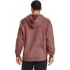 imageUnder Armour Mens Rival Fleece Sportstyle Logo HoodieCinna Red Light Heather 689Onyx White