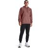 imageUnder Armour Mens Rival Fleece Sportstyle Logo HoodieCinna Red Light Heather 689Onyx White