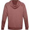 imageUnder Armour Mens Rival Fleece Sportstyle Logo HoodieCinna Red Light Heather 689Onyx White