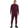 imageUnder Armour Mens Rival Fleece Sportstyle Logo HoodieDark Maroon 601Onyx White