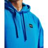 imageUnder Armour Mens Rival Fleece Sportstyle Logo HoodieElectric Blue 428Onyx White