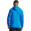 imageUnder Armour Mens Rival Fleece Sportstyle Logo HoodieElectric Blue 428Onyx White