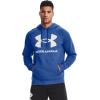imageUnder Armour Mens Rival Fleece Sportstyle Logo HoodieJupiter Blue 584Onyx White