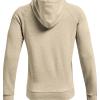 imageUnder Armour Mens Rival Fleece Sportstyle Logo HoodieKhaki Base Light Heather 289Onyx White