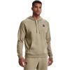 imageUnder Armour Mens Rival Fleece Sportstyle Logo HoodieKhaki Gray Light Heather 038Gray