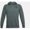 imageUnder Armour Mens Rival Fleece Sportstyle Logo HoodieLichen Blue 424Onyx White