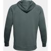 imageUnder Armour Mens Rival Fleece Sportstyle Logo HoodieLichen Blue 424Onyx White