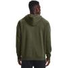 imageUnder Armour Mens Rival Fleece Sportstyle Logo HoodieMarine Od Green Light Heather 390Onyx White