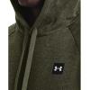 imageUnder Armour Mens Rival Fleece Sportstyle Logo HoodieMarine Od Green Light Heather 390Onyx White