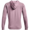 imageUnder Armour Mens Rival Fleece Sportstyle Logo HoodieMauve Pink 698Black