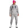 imageUnder Armour Mens Rival Fleece Sportstyle Logo HoodieMod Gray Light Heather 011Black