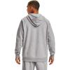 imageUnder Armour Mens Rival Fleece Sportstyle Logo HoodieMod Gray Light Heather 011Black