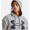 imageUnder Armour Mens Rival Fleece Sportstyle Logo HoodieMod Gray Light Heather 011Black