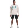 imageUnder Armour Mens Rival Fleece Sportstyle Logo HoodieOnyx White 113Cosmos