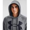 imageUnder Armour Mens Rival Fleece Sportstyle Logo HoodiePitch Gray Light Heather 012Black