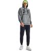 imageUnder Armour Mens Rival Fleece Sportstyle Logo HoodiePitch Gray Light Heather 012Black