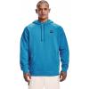 imageUnder Armour Mens Rival Fleece Sportstyle Logo HoodieRadar Blue 422Onyx White