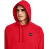 imageUnder Armour Mens Rival Fleece Sportstyle Logo HoodieRed 600Onyx White