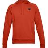 imageUnder Armour Mens Rival Fleece Sportstyle Logo HoodieRich Orange 830Onyx White