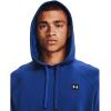 imageUnder Armour Mens Rival Fleece Sportstyle Logo HoodieTech Blue 432Onyx White