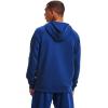imageUnder Armour Mens Rival Fleece Sportstyle Logo HoodieTech Blue 432Onyx White