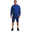 imageUnder Armour Mens Rival Fleece Sportstyle Logo HoodieTech Blue 432Onyx White