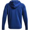imageUnder Armour Mens Rival Fleece Sportstyle Logo HoodieTech Blue 432Onyx White