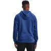 imageUnder Armour Mens Rival Fleece Sportstyle Logo HoodieTech Blue Light Heather 432Indigo