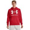 imageUnder Armour Mens Rival Fleece Sportstyle Logo HoodieVersa Red 608Onyx White