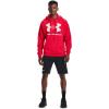 imageUnder Armour Mens Rival Fleece Sportstyle Logo HoodieVersa Red 608Onyx White