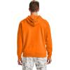 imageUnder Armour Mens Rival Fleece Sportstyle Logo HoodieVibe Orange 850Onyx White