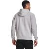 imageUnder Armour Mens Sportstyle Elite Utility Full ZipMod Gray Light Heather 011Onyx White