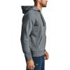 imageUnder Armour Mens Sportstyle Elite Utility Full ZipPitch Gray Light Heather 012Onyx White